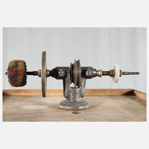 Poliermaschine eines Goldschmieds