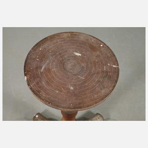 Drehbarer Arbeitstisch eines Bildhauers