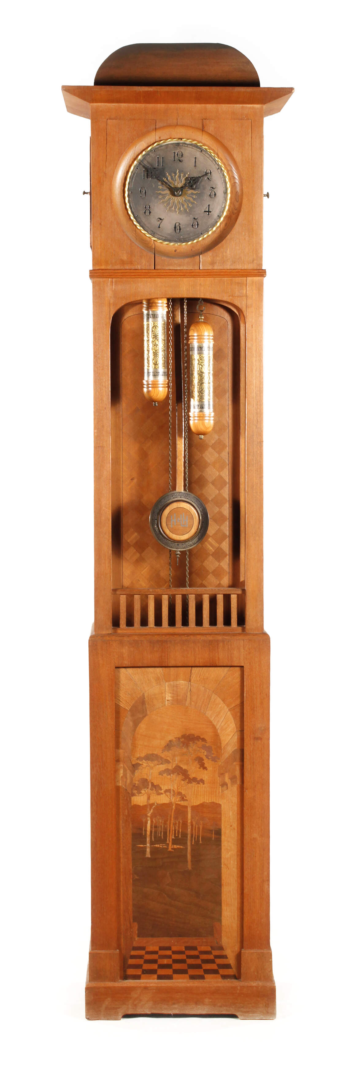 Otto Fritzsche Standuhr Jugendstil