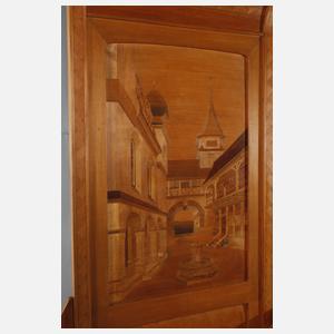 Otto Fritzsche außergewöhnliche Truhenbank