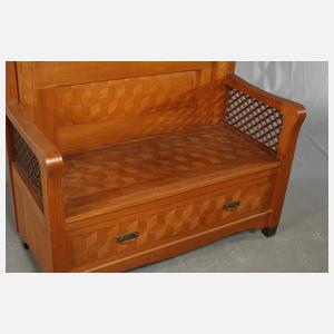 Otto Fritzsche außergewöhnliche Truhenbank