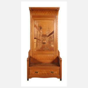 Otto Fritzsche außergewöhnliche Truhenbank