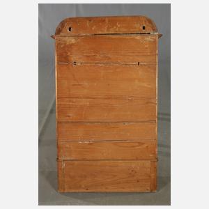 Otto Fritzsche intarsierter Wandschrank Jugendstil