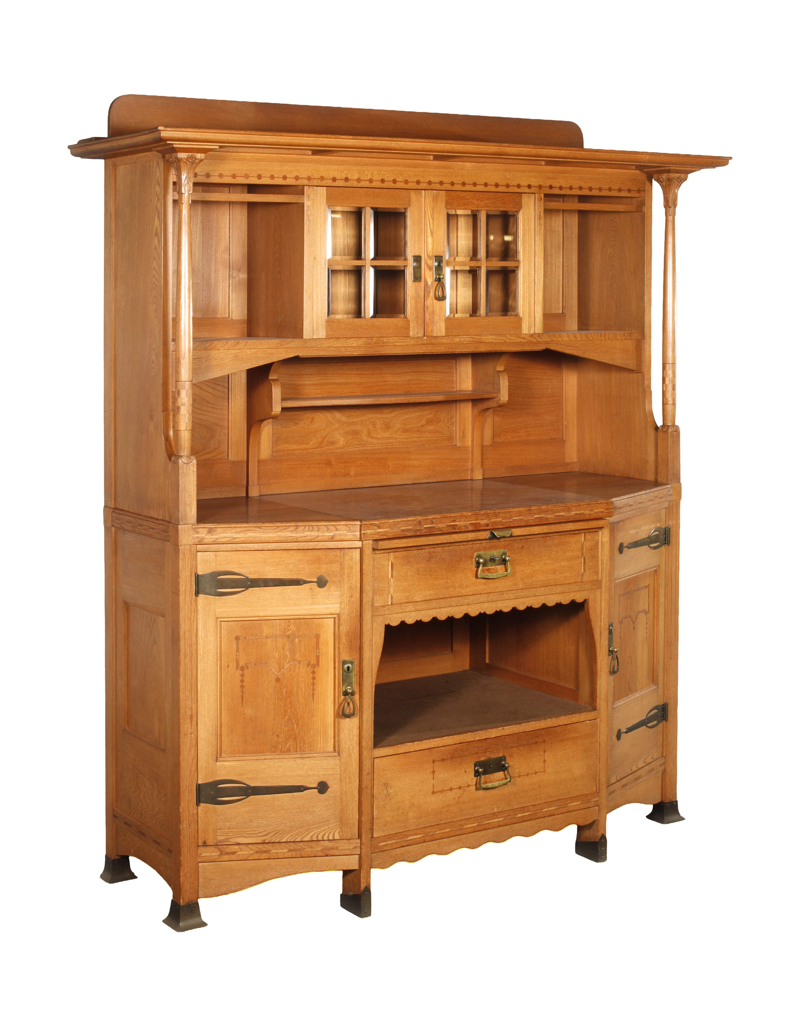 Otto Fritzsche Aufsatz-Buffet Jugendstil