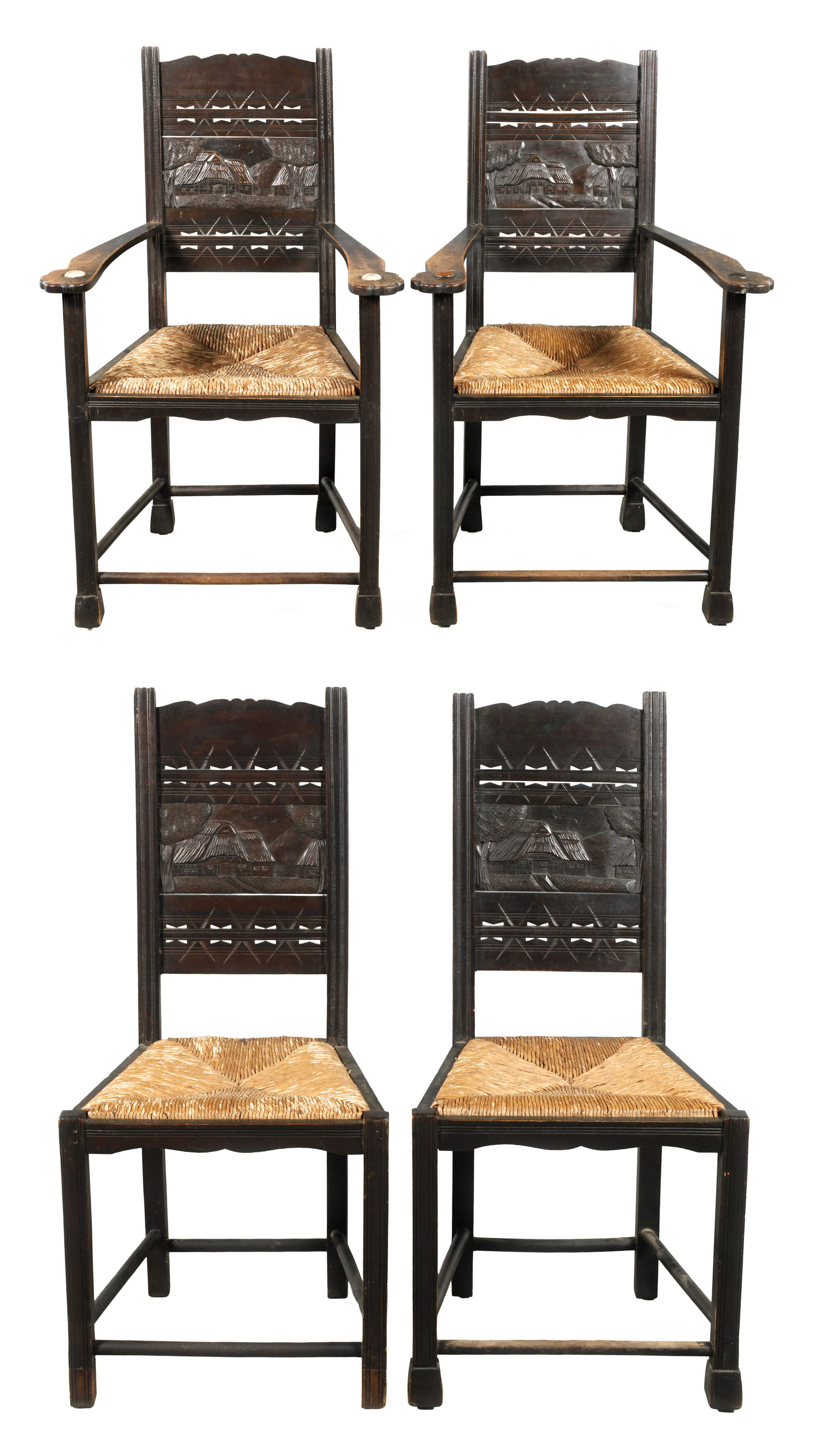 Vier Stühle Worpswede