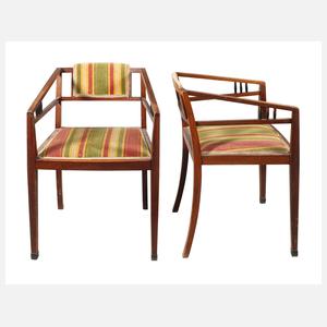 Paar Stühle Jugendstil