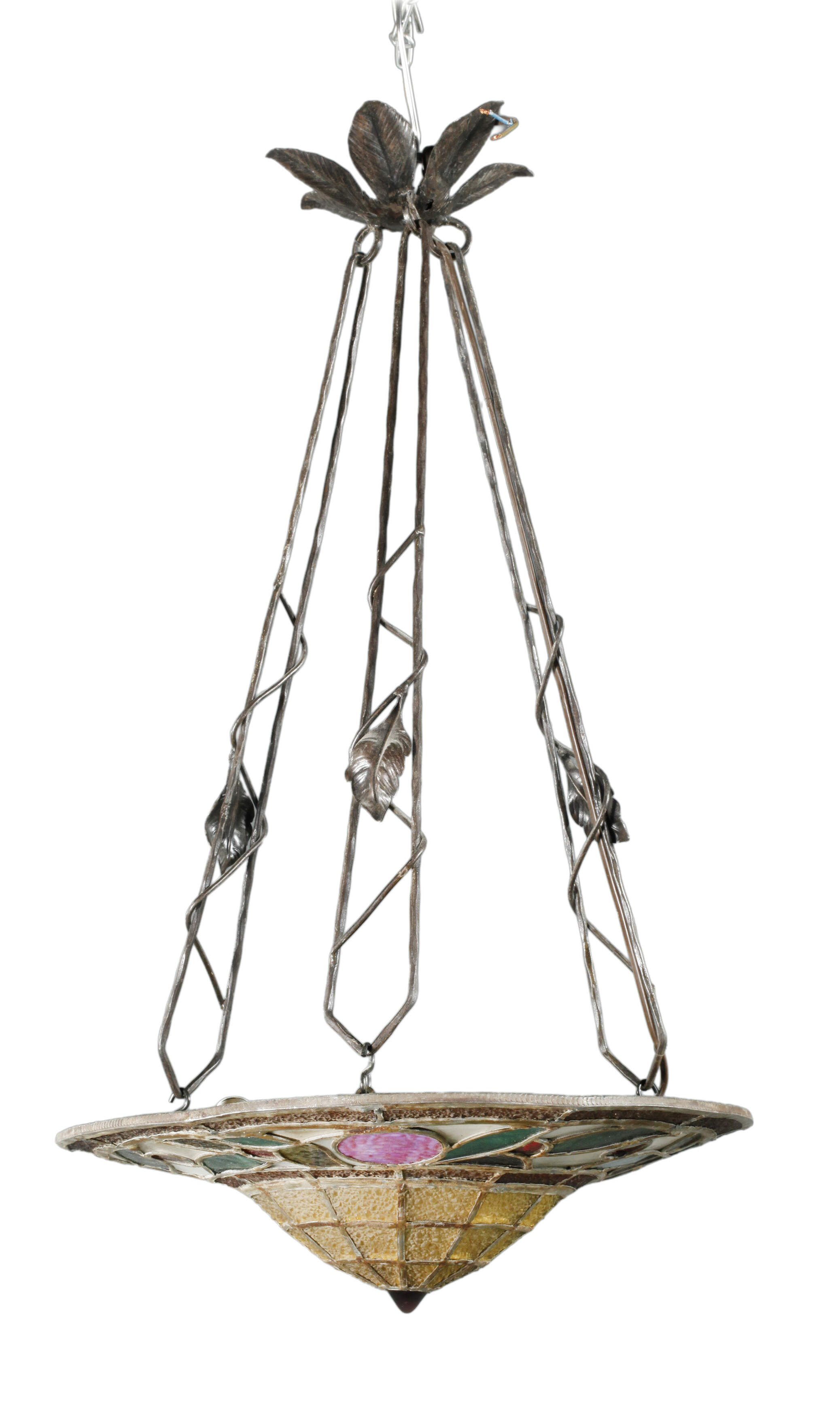 Deckenlampe Bleiglas