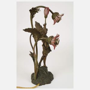 Figürliche Tischlampe Jugendstil