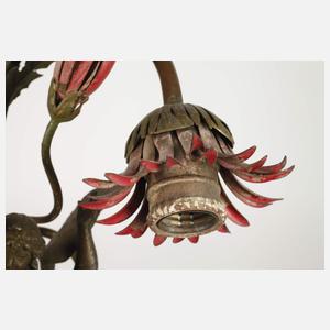 Figürliche Tischlampe Jugendstil