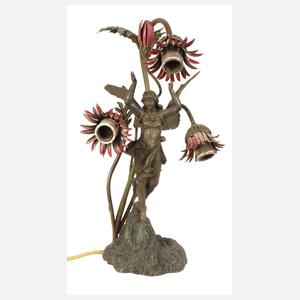 Figürliche Tischlampe Jugendstil