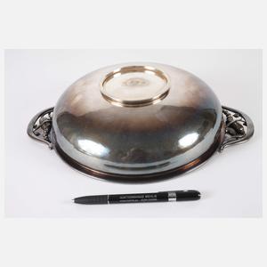 Georg Jensen große Silberterrine "Blossom"