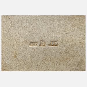 Zigarettenetui mit Emaillebemalung