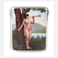 Zigarettenetui mit Emaillebemalung111