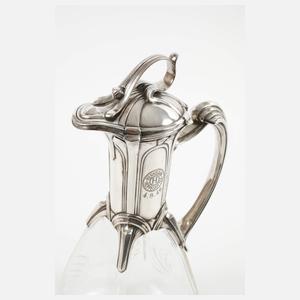 Andenkenkaraffe mit Silbermontierung