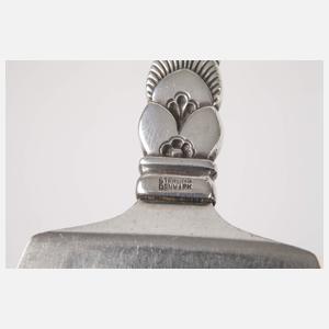 Georg Jensen zwei Vorlegeteile "Cactus"