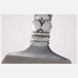 Georg Jensen zwei Vorlegeteile "Cactus"