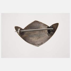 Jugendstil-Brosche mit Emaillebelag