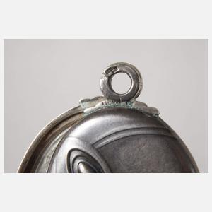 Silbermedaillon Jugendstil