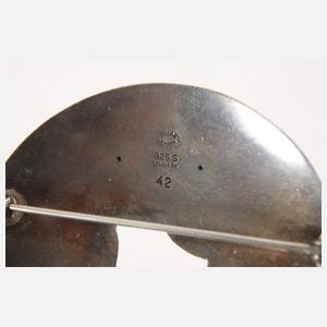 Georg Jensen florale Brosche