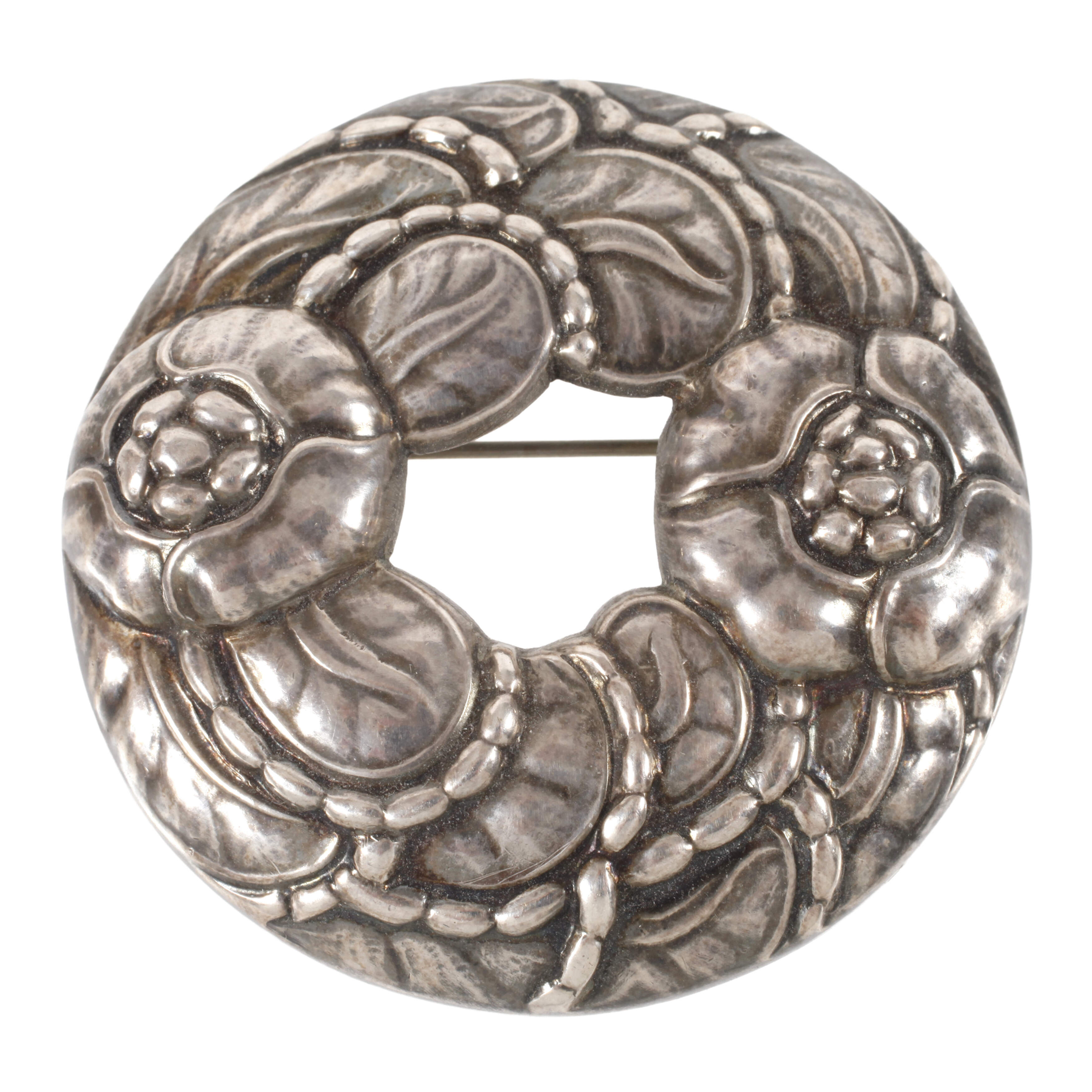 Georg Jensen florale Brosche