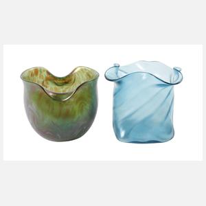 Zwei Bechervasen Jugendstil