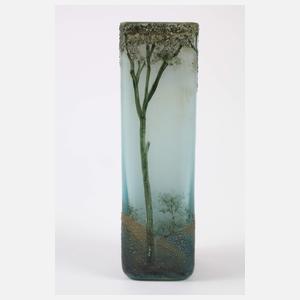 Emaillierte Vase Jugendstil