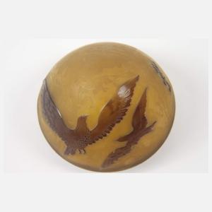 Daum Nancy Eierbecher und Émile Gallé Deckel