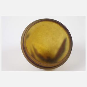 Daum Nancy Eierbecher und Émile Gallé Deckel