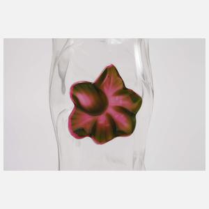 Moser Karlsbad seltene Marqueterie-Vase