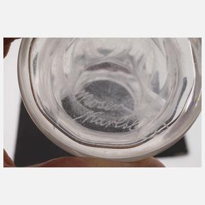 Moser Karlsbad seltene Marqueterie-Vase