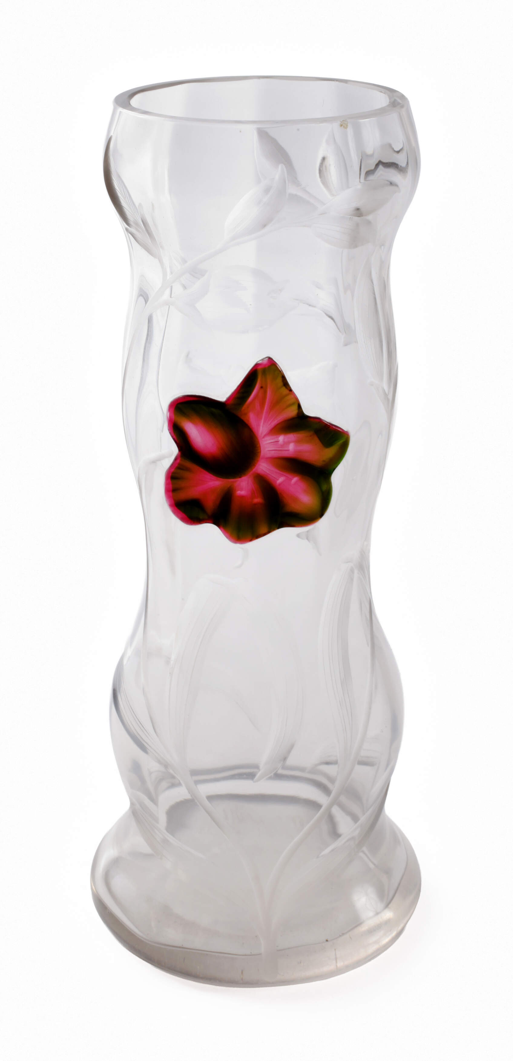 Moser Karlsbad seltene Marqueterie-Vase