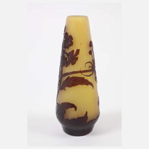 Émile Gallé Ätzglasvase