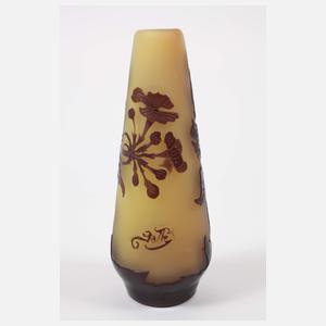 Émile Gallé Ätzglasvase