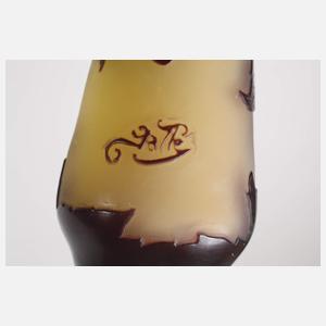 Émile Gallé Ätzglasvase