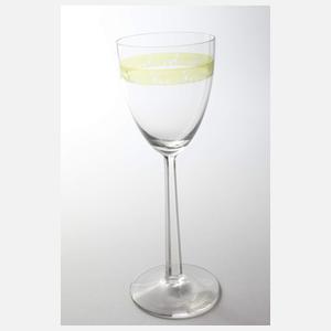 Drei Stängelgläser Jugendstil