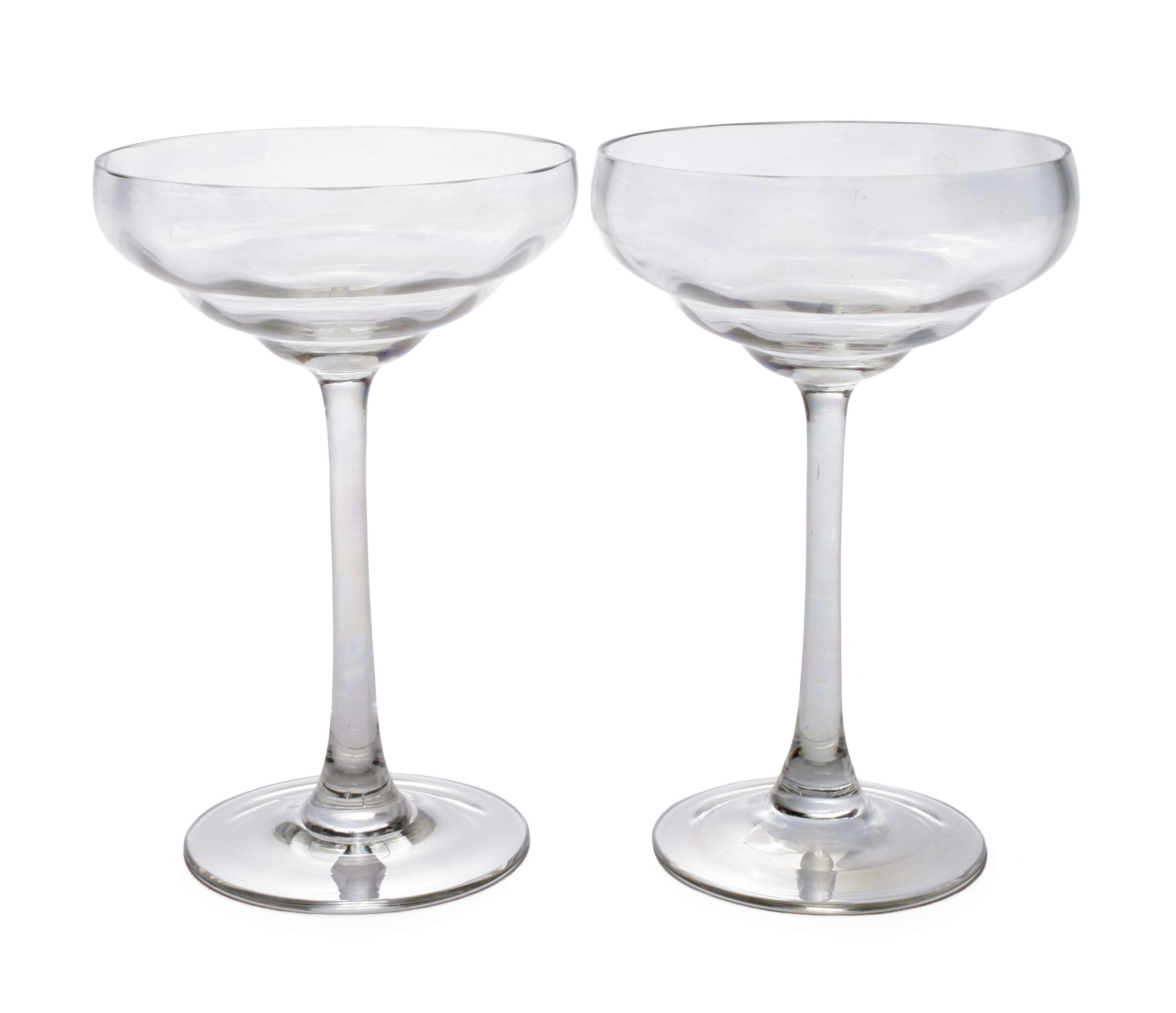 Zwei Champagnerschalen