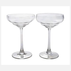 Zwei Champagnerschalen
