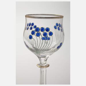 Fünf Stängelgläser Ludwig Sütterlin