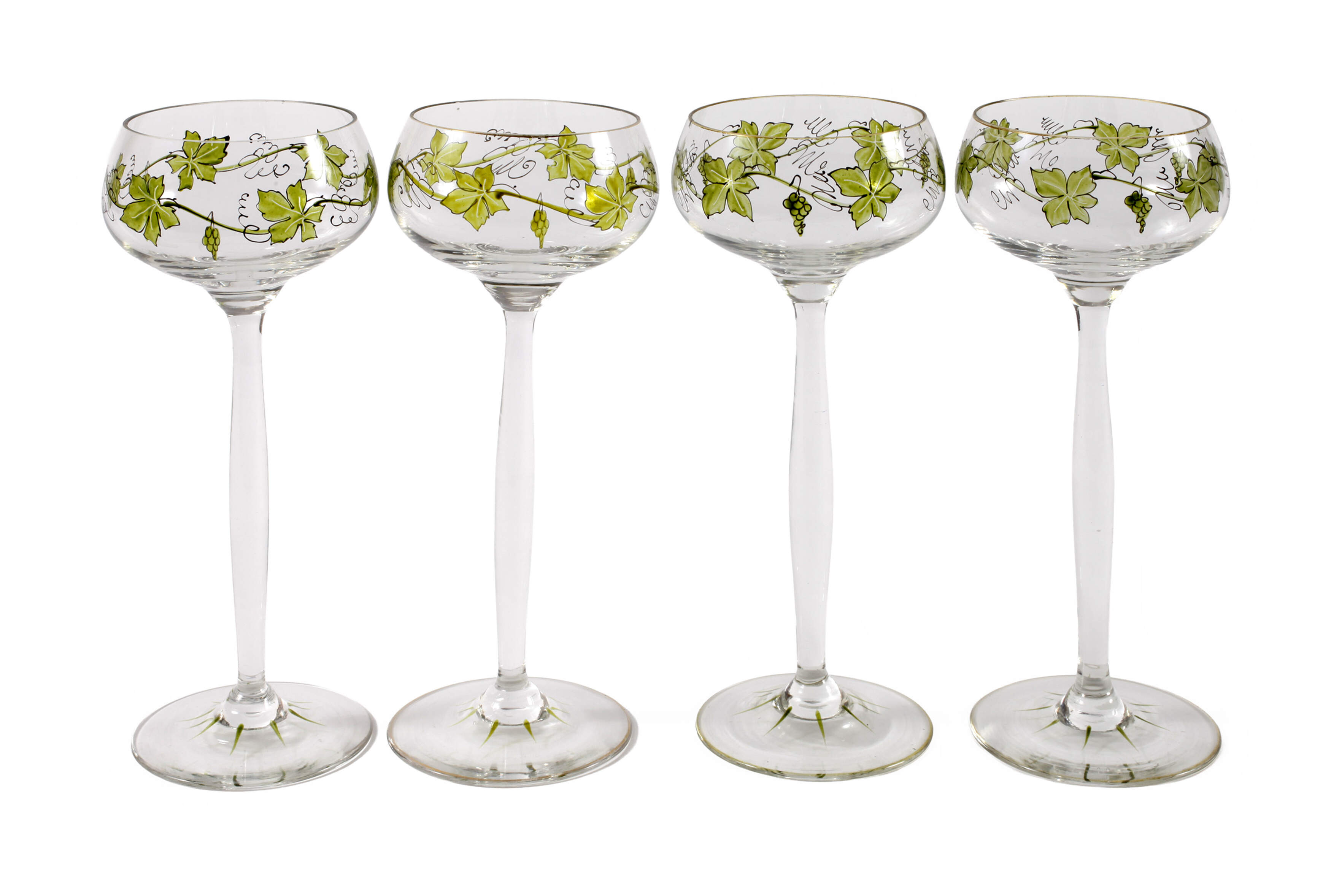 Theresienthal vier Stängelgläser