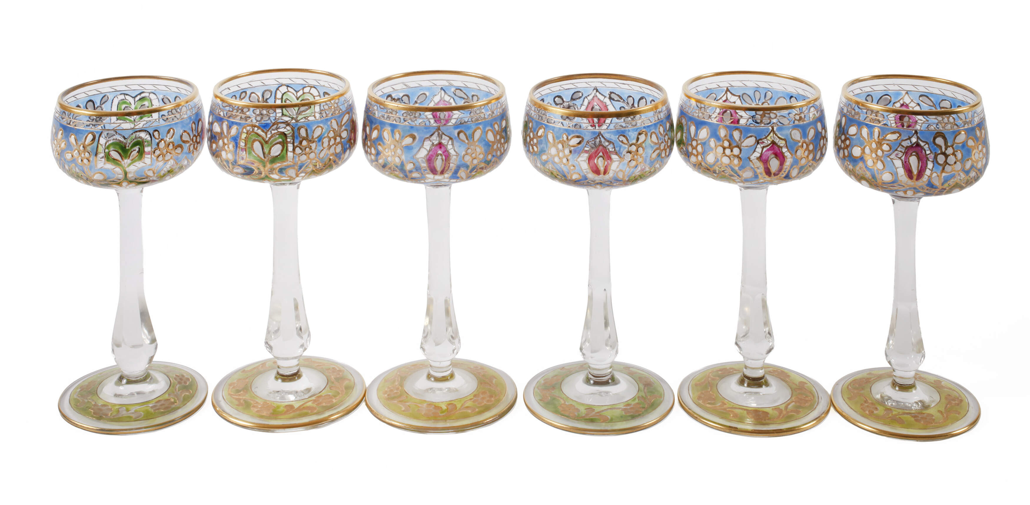 Sechs Likörgläser "Jodphur"