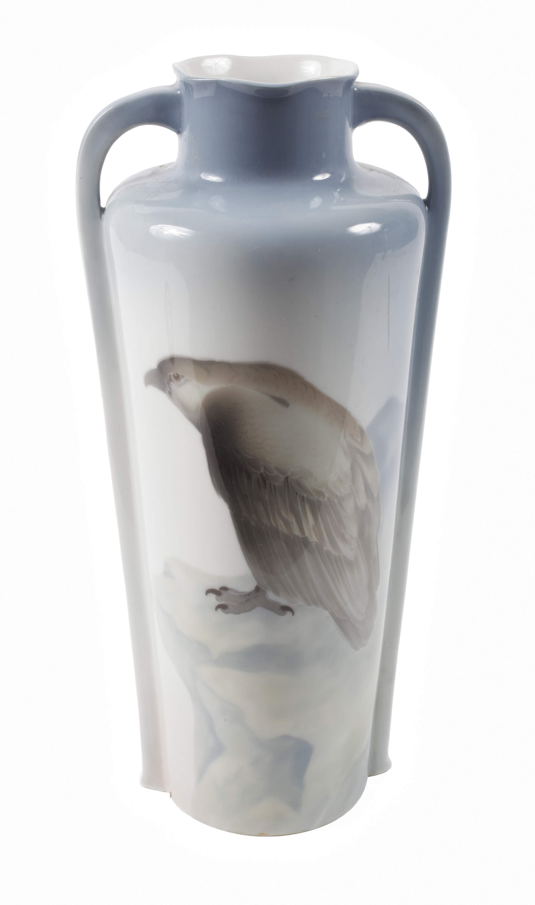 Große Henkelvase Steinadlermotiv