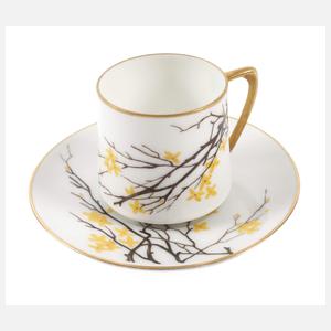 Fraureuth Mokkatasse Frühlingsdekor