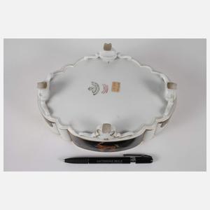 Fraureuth große Rokokodose Reitermotiv