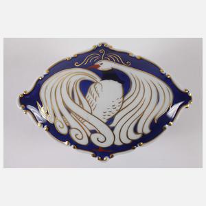 Fraureuth Deckeldose Vogelmotiv