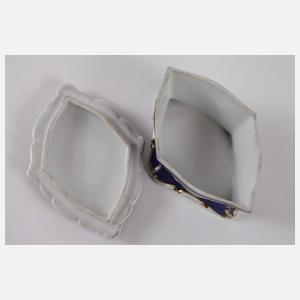 Fraureuth Deckeldose Vogelmotiv