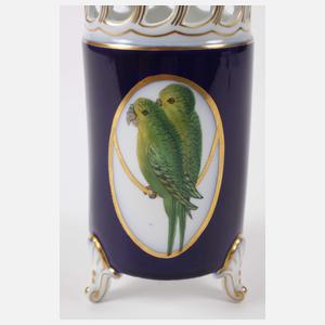 Fraureuth Potpourri-Vase Vogeldekor