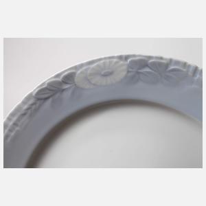 Kopenhagen acht Speiseteller Margeritendekor