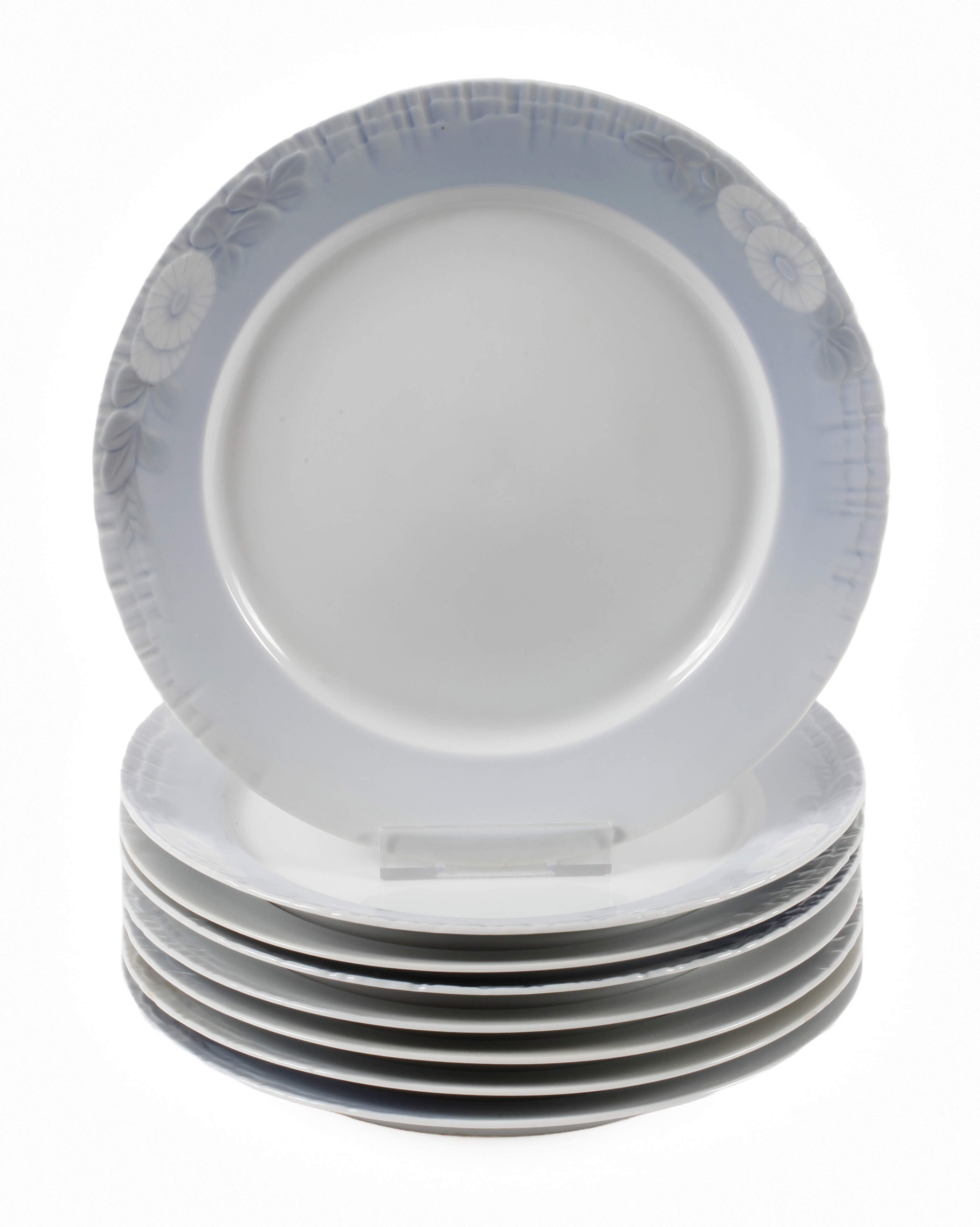 Kopenhagen acht Speiseteller Margeritendekor