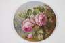 Meissen Platte Rosenzweig in Weichmalerei