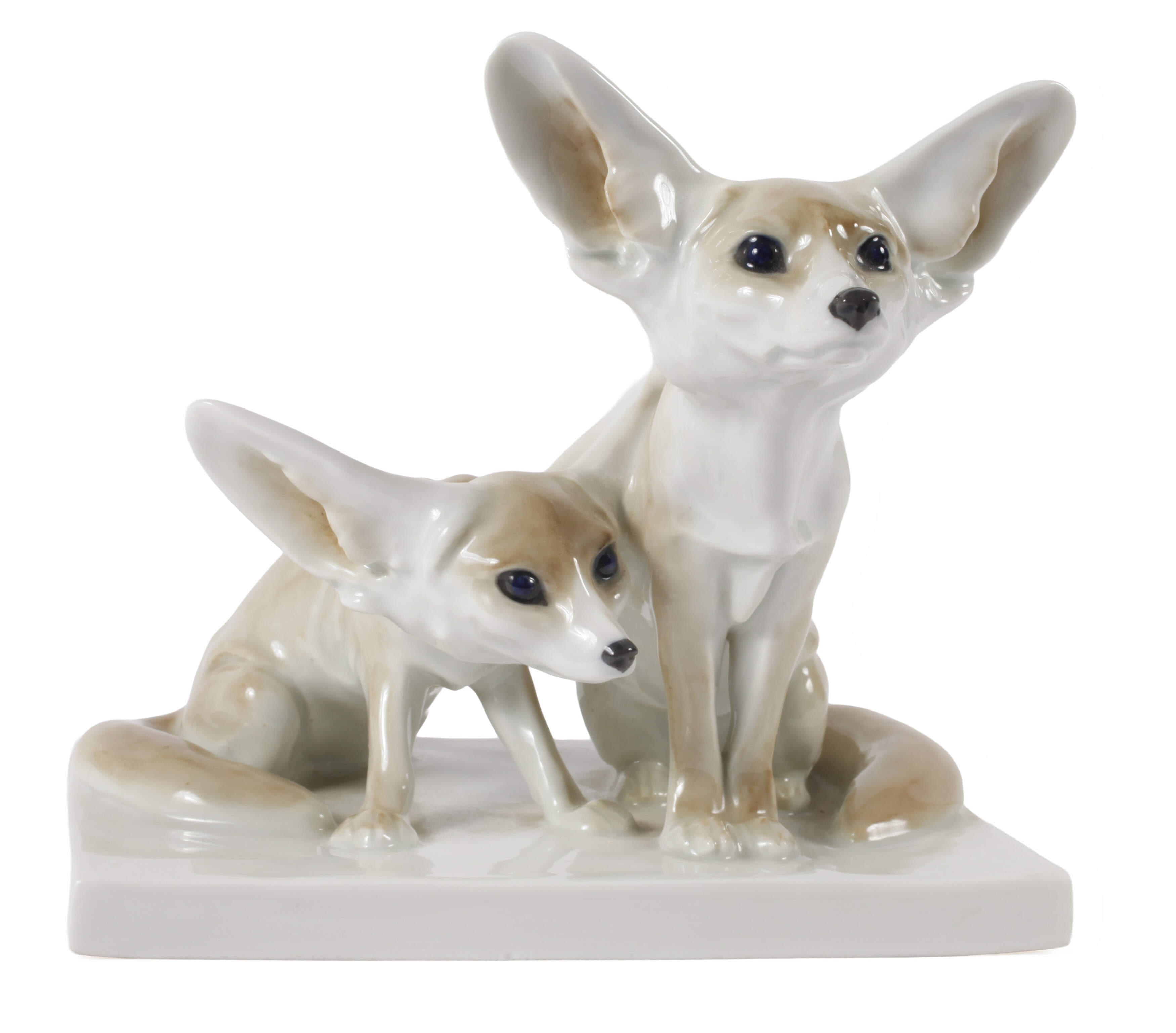 Meissen "Zwei Wüstenfüchse"